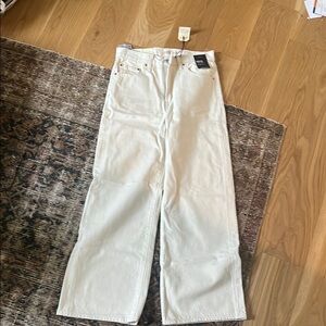 Levi’s Ribcage Wide Leg Women's White Jeans